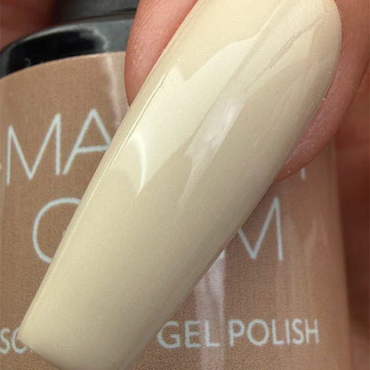 Madam Glam Gél Lakk-  Amber Snow 15ml