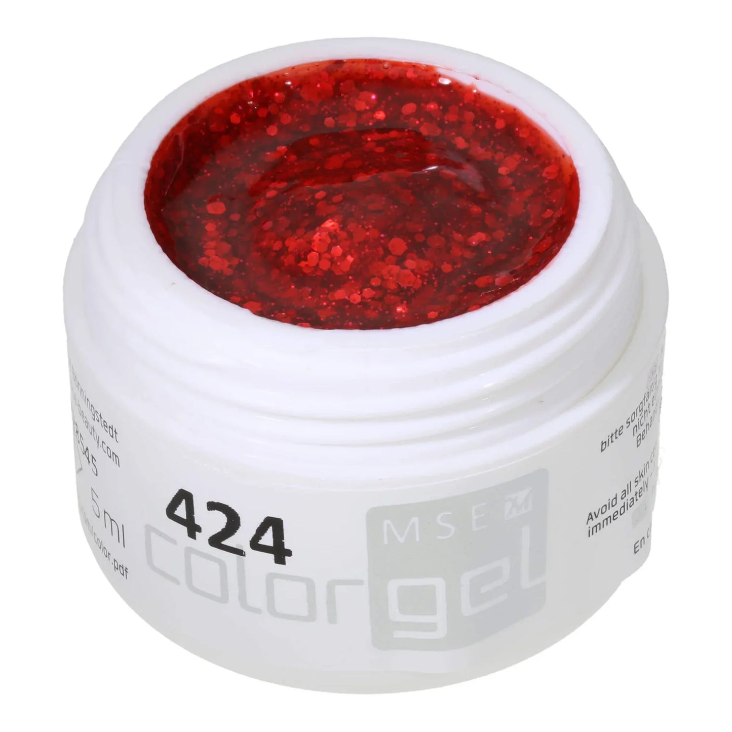MSE The Bauty Company Glitter Color Gel- 424 5ml