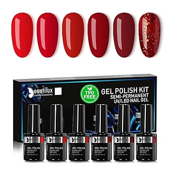 Beautilux Gel-Nagellack-Set 6x10ml