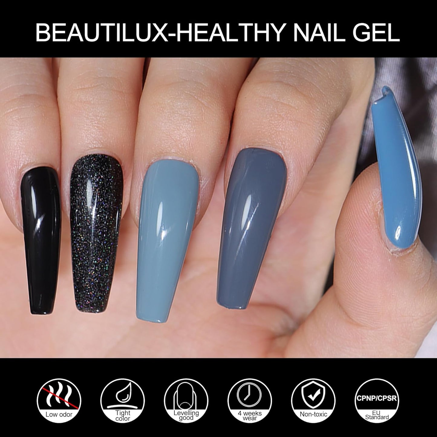 Beautilux Gel-Nagellack-Set 6x10ml