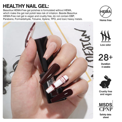 Beautilux Gel-Nagellack-Set 6x7ml