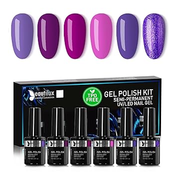Beautilux Gel-Nagellack-Set 6x10ml