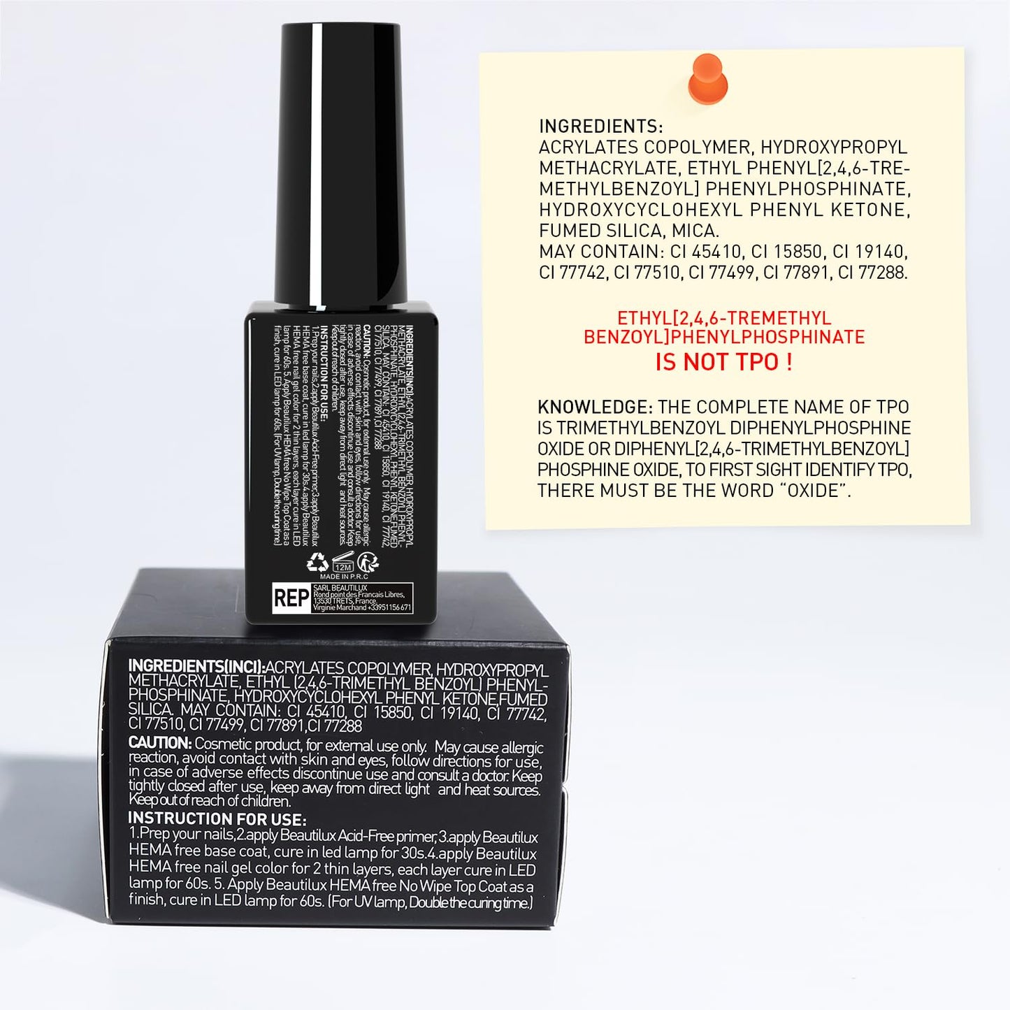 Beautilux Gel-Nagellack-Set 6x7ml