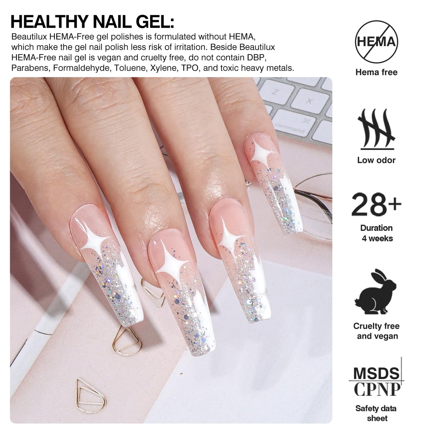 Beautilux Gel-Nagellack-Set 6x7ml