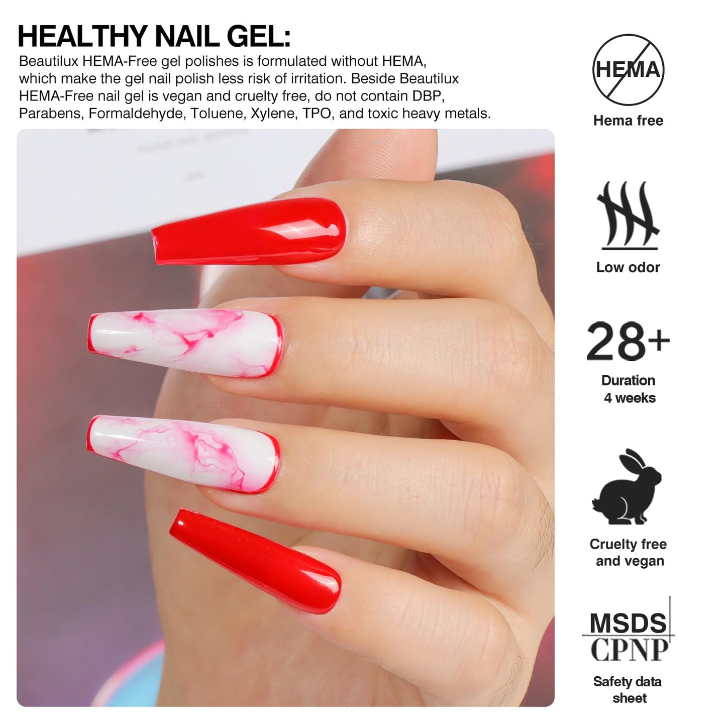 Beautilux Gel-Nagellack-Set 6x7ml