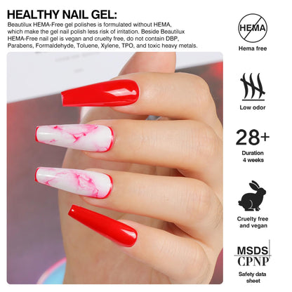 Beautilux Gel-Nagellack-Set 6x7ml
