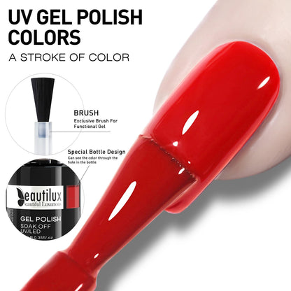 Beautilux Gel-Nagellack-Set 6x10ml