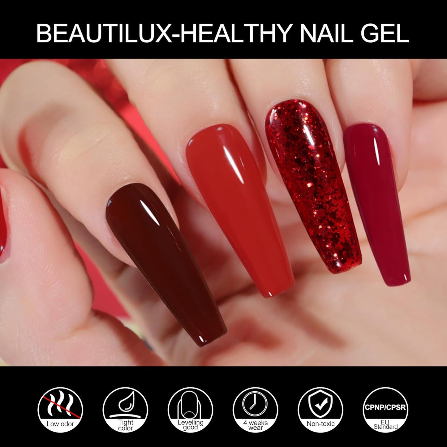 Beautilux Gel-Nagellack-Set 6x10ml