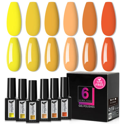 Beautilux Gel-Nagellack-Set 6x7ml