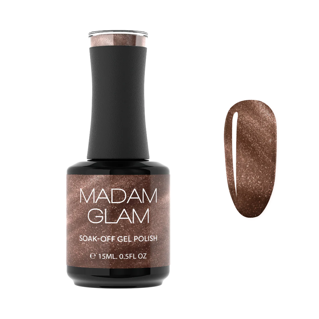 Madam Glam Gel-Nagellack – Toasted Pecan 15ml